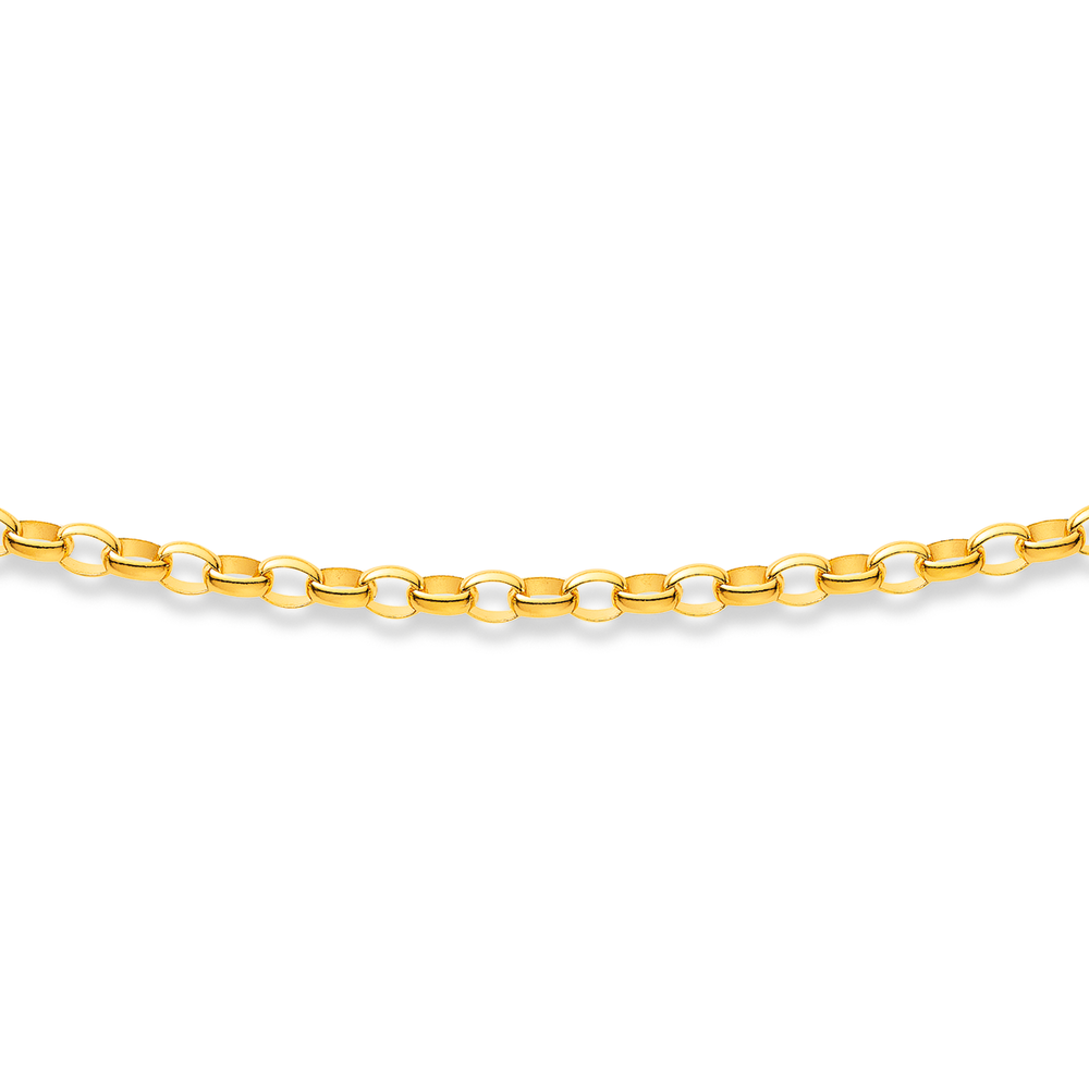 Love GOLD 9 Carat Gold 18 inch Belcher Chain | very.co.uk